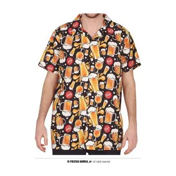 Pánská košile Košile s pivním potiskem, M