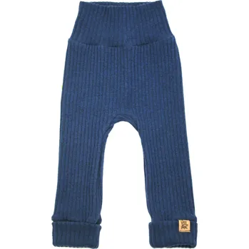 tmavě modré svetrovinové rostoucí kamaše