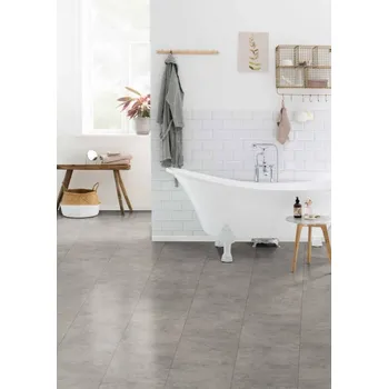 laminátová podlaha Plovoucí podlaha Egger Kingsize Aqua+ 72h - Beton Chicago světle šedý ELF186