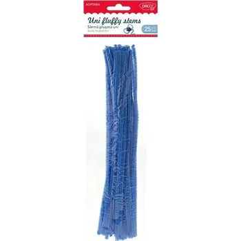 Drátky chlupaté modré /25 ks/