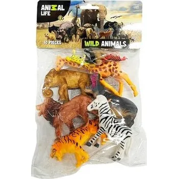 plyšák Figurki zwierzątka Zoo 10szt