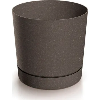 Květináč Prosperplast Květináč TUBO P ECO WOOD 23,9 cm - barva: káva ECO