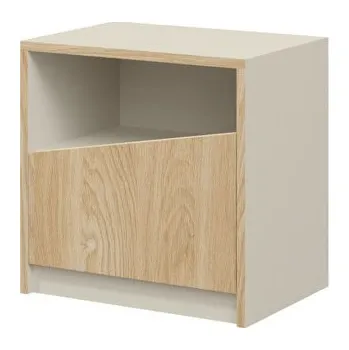 Noční stolek Nábytek PEGAS s.r.o. Noční stolek Asim R7 P, dub/šedobéžová