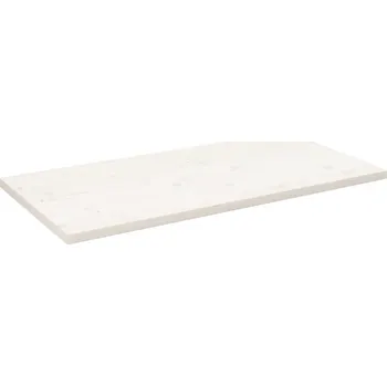 Psací stůl OMAXI Stolní deska bílá 110x60x2,5 cm masivní borovice obdélníková 799700