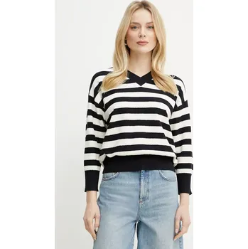 Dámský svetr Svetr Marella SOLDINO dámský, tmavomodrá barva, lehký, 2513361064200 59X, vel. XL