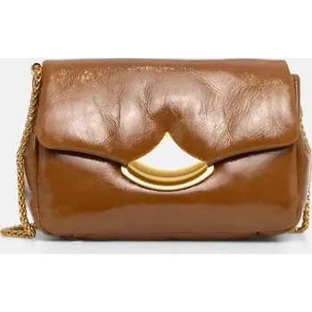 Kabelka Kožená kabelka Sessun 25202001SS hnědá 82X, vel. ONE SIZE