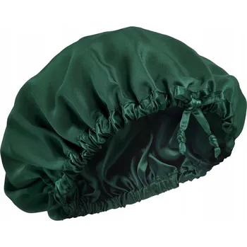 Čepice Hedvábná čepice ALMANIA - lahvově zeleň