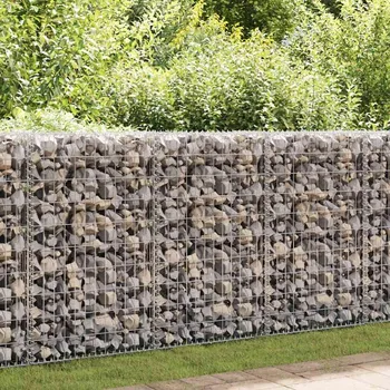 Plot Gabionová zeď s víky pozinkovaná ocel - 900 x 30 x 150 cm
