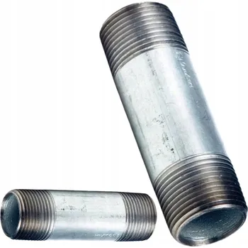 Vodovodní potrubí NÁTRUBEK TRUBKA POZINK 2 ZÁVITY 1 1/2'' 350MM