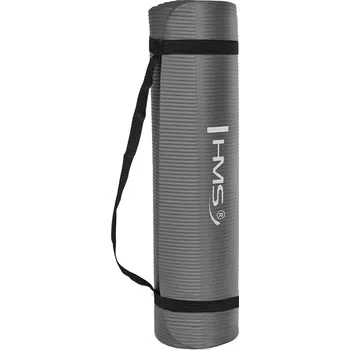 podložka na cvičení HMS Podložka na jógu YM03 61x183x10 cm šedá