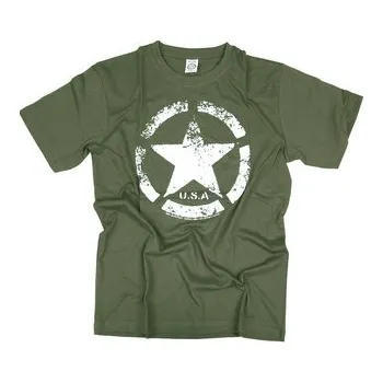 Pánské tričko Tričko Fostex US Army Star - olivové, XL