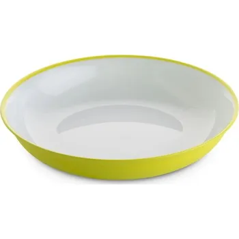 Talíř Talíř plastový nerozbitný Omada Sanalving Dinner Plate 20xh4cm VerdeAcido světle zelený
