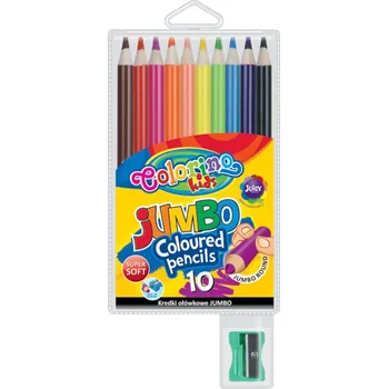Kresba Pastelky Colorino sada 10 pastelek pro děti pastelky jumbo 10 ks