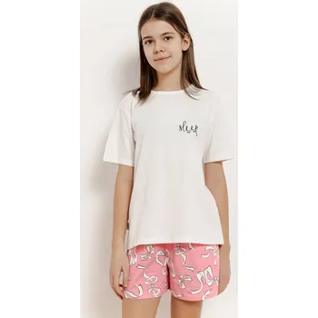 Pánské oblečení 3377 DÍVČÍ PYŽAMO NELLY 146-158 ecri 158