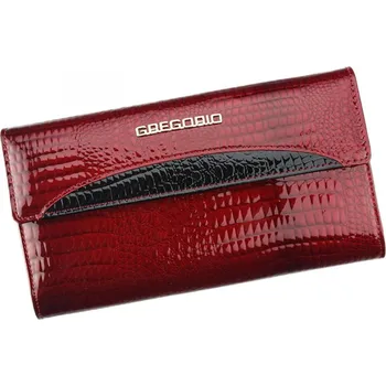 Dámská kožená peněženka červená - Gregorio Bertha červená