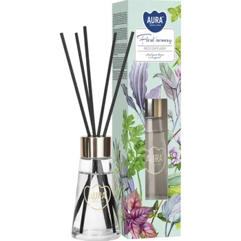 Aroma difuzér Osvěžovač vzduchu KVĚTINOVÁ HARMONIE odpařovací s tyčinkami