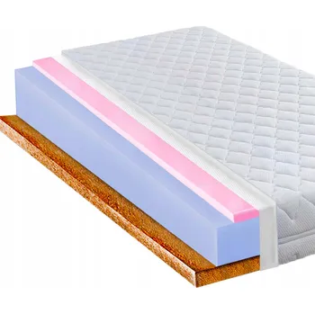 Matrace Tvrdý 130x200 pěnový tvrdý 15 cm hr kokos H5