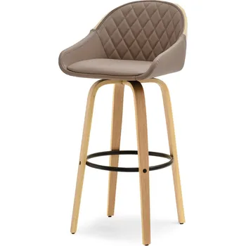 Křeslo Mebel Partner Hypo (béžová + dub)