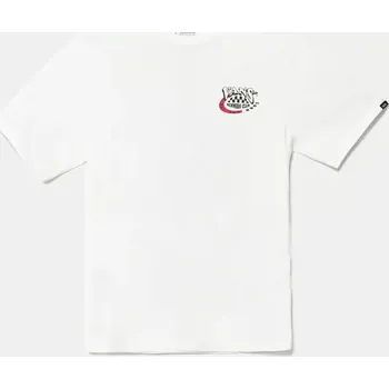 Chlapecké tričko Dětské bavlněné tričko Vans Marathon bílá barva, s potiskem, VN000MK7FS81 00X, vel. 165-173