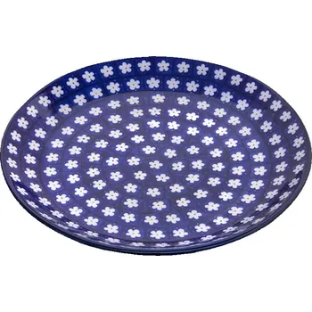 Talíř Jídelní talíř mělký Ceramika Artystyczna Bolesławiec Umělecká keramika 27 cm