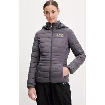 Pánská softshellová bunda Bunda EA7 Emporio Armani šedá barva, přechodná, TNF8Z.8NTB23 90X, vel. M