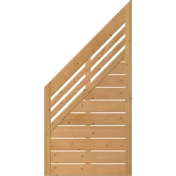 Plot Luxusní plot Bergamo s mezerou 90x180-Levé