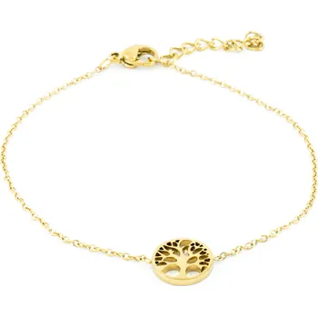 Náramek BRUNOshop.cz Nastavitelný náramek STROM ŽIVOTA GOLD