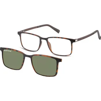 Brýlová obroučka SUNOPTIC Obroučky TRC-191A včetně zeleného polarizačního klipu na magnet