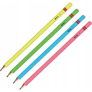 Grafitová tužka Tužky Rotring HB bez gumy, 4 ks