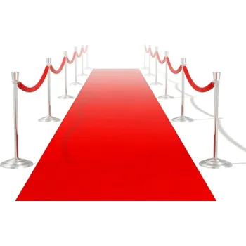 Koberec Červený koberec 1 x 5 m, extra těžký 400 g/m2