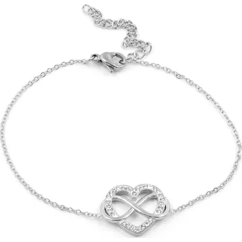 Náramek BRUNOshop.cz Náramek NEKONEČNÁ LÁSKA s kamínky