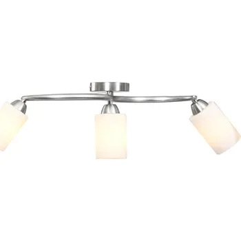 Stropní svítidlo s keramickými stínidly na 3 žárovky E14 bílé