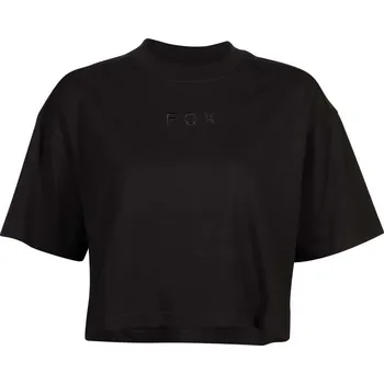 Dámské triko Fox Womens Wordmark Oversized Premium Crop Tee Black 31984-001 25/26