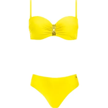 Oblečení a móda Dámské dvoudílné plavky Gold 1 730CH1 21 - SELF Žlutá 70/B
