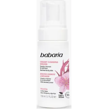 BABARIA ČISTICÍ PĚNA NA OBLIČEJ S DIVOKOU RŮŽÍ 150 ML