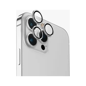 Unicorno ochranné sklo fotoparátu s aplikátorem iPhone 14 PRO, 14 PRO MAX silver