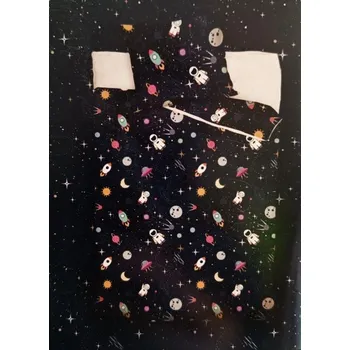 Povlečení Carbotex Dětské ložní povlečení bavlna, 140 x 200 cm, 70 x 90 cm Vesmír