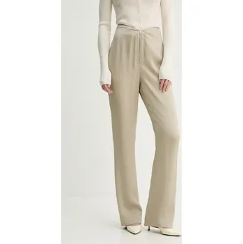 Dámské kalhoty Kalhoty Nanushka LINETT NW25RSPA19572 béžová 12X, vel. XS