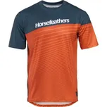 Cyklo dres Horsefeathers Quantum Bike petrol/burnt orange XXL