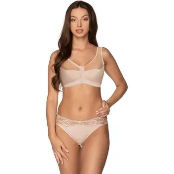 Podprsenka Měkká dámská podprsenka soft bez kostic Gaia BS 1163 Rachela Béžová 90G