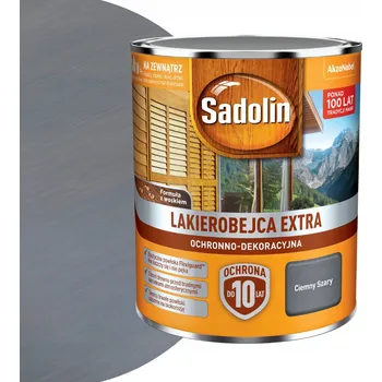 Lak na dřevo LAZUROL SADOLIN EX. 0,75L TMAVĚ ŠEDÁ