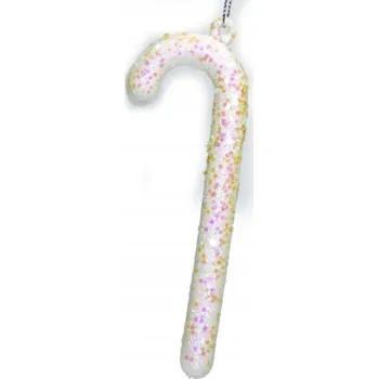 Vánoční ozdoba Vánoční koule závěsná ozdoba na stromeček Santa's Cane 1 Ks B