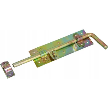 Garážová vrata ZÁVORA ZÁPADKOVÁ 300MM PRAVÁ PRO BRÁNU VRATA DVEŘE BRANKU GARÁŽOVÁ ŽLUTÁ