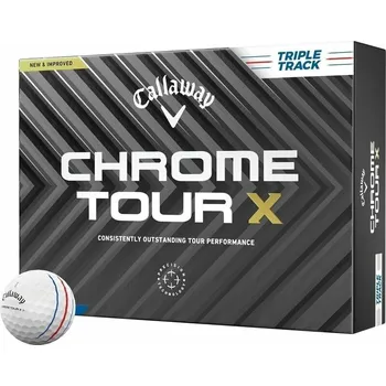 Golfový míček Callaway Chrome Tour X White Triple Track 12 Golfové míčky