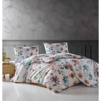 Povlečení Povlečení bavlněné Monika TiaHome 1x Polštář 90x70cm, 1x Přikrývka 140x200cm