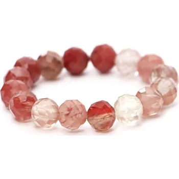 Prsten Magieprirody.cz Prsten Ohnivý křemen - 4 mm fazetované kuličky #113 - z přírodních kamenů