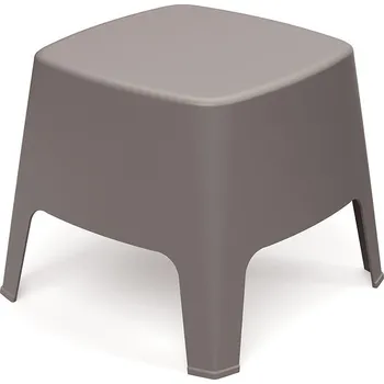 Konferenční stolek Zahradní odkládací stolek MILANES 48,5x48,5x42 cm hnědý