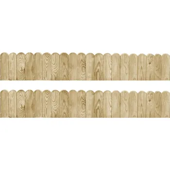 OMAXI Trávníkové lemy 2 ks 120 cm impregnované borové dřevo 970622