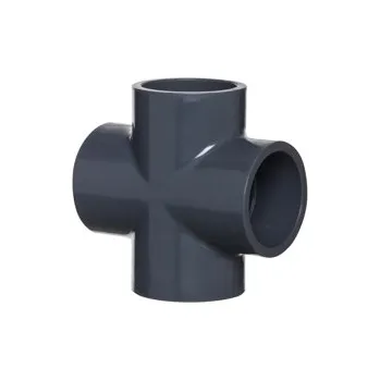 PVC tvarovka - Kříž 25 mm, 4x lepený spoj