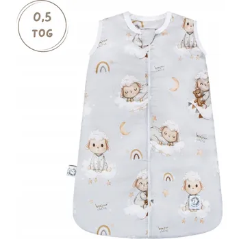 Spacák Letní bambusový spací pytel TOG 0,5 0-3M Ovečky Bonjour Cherie